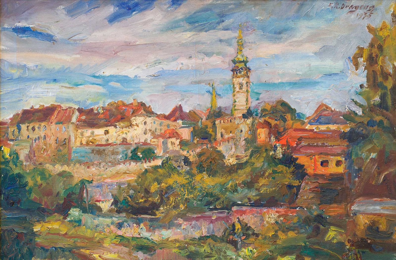 Písek - Pohled od řeky